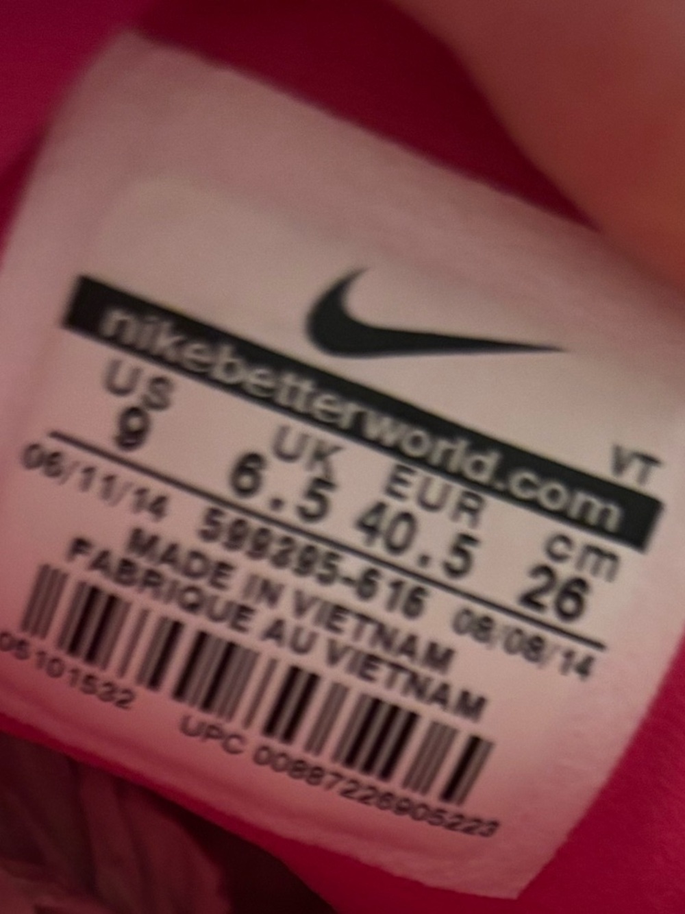 Nike Lunarglide 5 Running Shoes Women’s 9 (Fits 8) Pink Athletic Sneakers NWOT - Picture 3 of 8